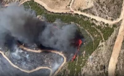 İzmir yangınından geriye kalanlar dron ile görüntülendi