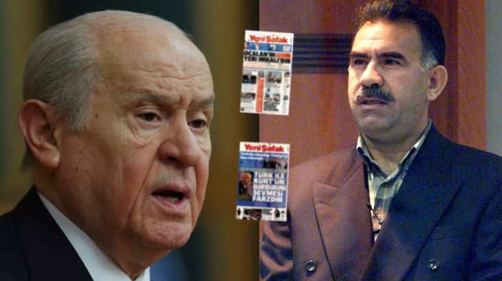 İki manşet arasındaki farkları bulun: Yeni Şafak gazetesinden Bahçeli çarkı