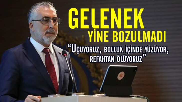 Bakan Işıkhan’dan geleneksel asgari ücret mesajı! “Asgari ücreti enflasyona ezdirmeyeceğiz”