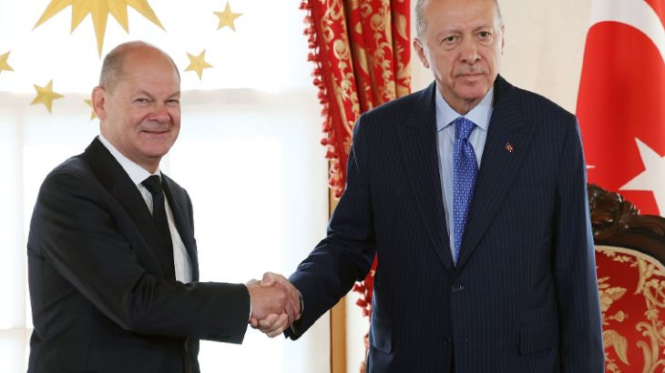 Almanya Başbakanı Olaf Scholz İstanbul’da! Erdoğan ve Scholz’dan kritik görüşme