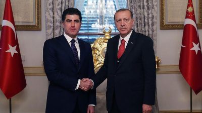 Cumhurbaşkanı Erdoğan, Neçirvan Barzani’yi kabul etti