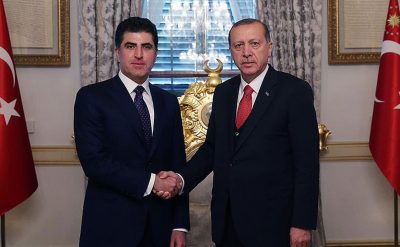 Cumhurbaşkanı Erdoğan, Neçirvan Barzani’yi kabul etti