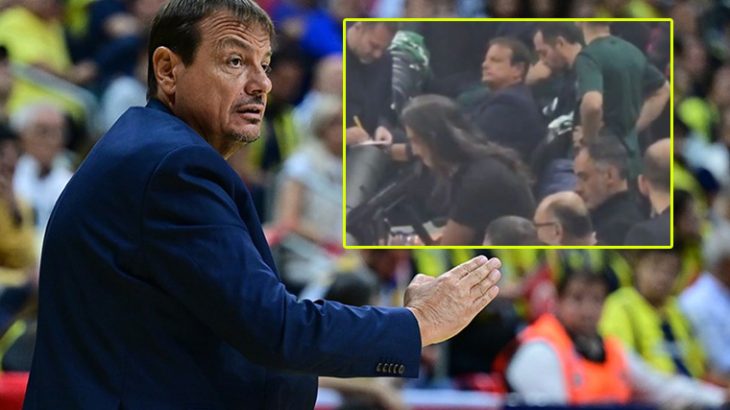 Fenerbahçe taraftarından Ergin Ataman’ı kızdıran karşılama! Daha önce kavga çıkmıştı