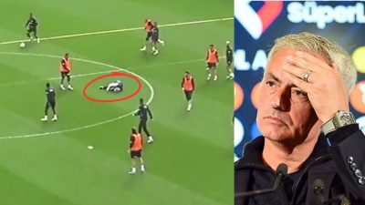 İsmail Yüksek, Jose Mourinho’yu antrenmanda sakatladı