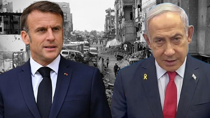 Macron’dan İsrail’e rest: “Nasıl kurulduğunu unutma”