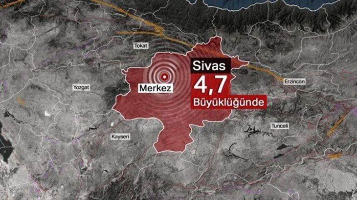 Malatya’dan sonra Sivas… Sivas’ta art arda şiddetli depremler!