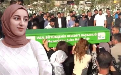 Rojin’e acı veda! Rojin Kabaiş ebedi yolculuğuna uğurlandı