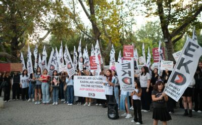 Ankara’da kadınlar Ayşenur ve İkbal için eylem yaptı: ”Herkes bilsin ki biz güvende değilsek bu düzen yıkılacak”