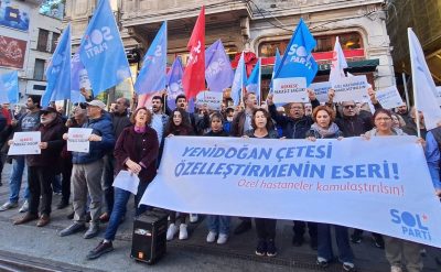 SOL Parti’den İstanbul’da eylem: Yenidoğan çetesi özelleştirmenin eseri!