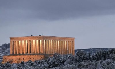 Anıtkabir’de kartpostallık görüntü