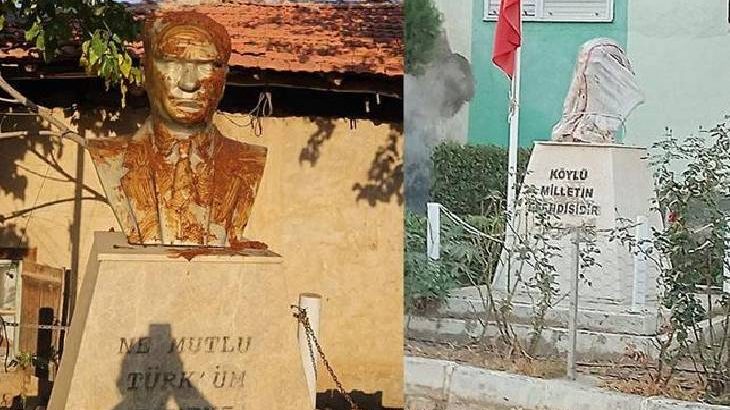 İzmir’de Atatürk büstlerine saldıran kişi tutuklandı