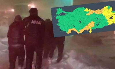 AFAD 17 Bin 739 Personel Görevlendirdi: 13 Kente ‘Turuncu’, 25 Kente ‘Sarı’ Uyarı!