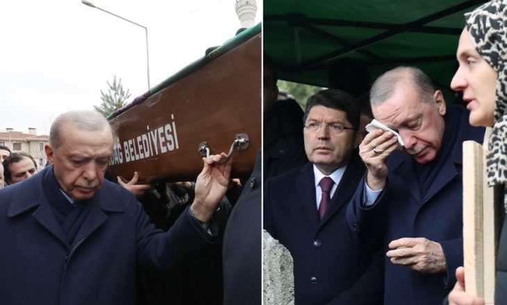 Cumhurbaşkanı Erdoğan Gültekin ailesinin cenaze törenine katıldı